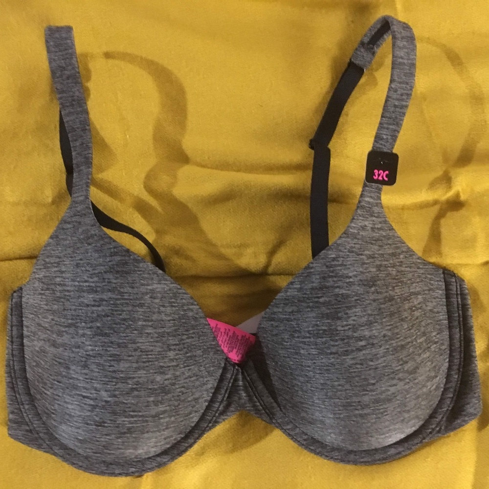 2/$15! 32C La Senza Molded Wire Bra in Gray NWT